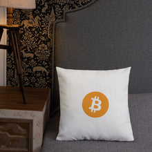 Load image into Gallery viewer, Bitcoin Dreaming Pillow