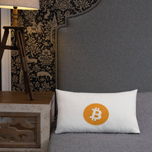 Load image into Gallery viewer, Bitcoin Dreaming Pillow