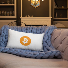Load image into Gallery viewer, Bitcoin Dreaming Pillow