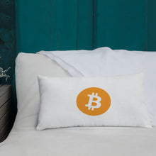 Load image into Gallery viewer, Bitcoin Dreaming Pillow