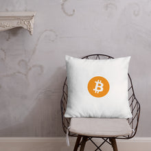 Load image into Gallery viewer, Bitcoin Dreaming Pillow
