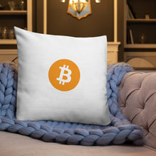 Load image into Gallery viewer, Bitcoin Dreaming Pillow