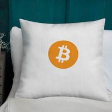 Load image into Gallery viewer, Bitcoin Dreaming Pillow