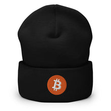 Load image into Gallery viewer, Orange Bitcoin Cuffed Beanie (multiple colors)