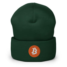 Load image into Gallery viewer, Orange Bitcoin Cuffed Beanie (multiple colors)