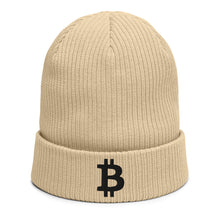 Load image into Gallery viewer, Black Bitcoin Icon Beanie (multiple colors)