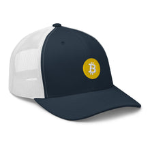 Load image into Gallery viewer, Yellow Bitcoin Trucker Cap (multiple colors)