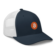 Load image into Gallery viewer, Orange Bitcoin Trucker Cap (multiple colors)