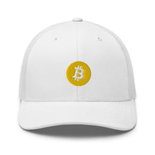 Load image into Gallery viewer, Yellow Bitcoin Trucker Cap (multiple colors)