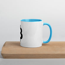 Load image into Gallery viewer, Mug White - Bitcoin Icon Black (Different Colors)