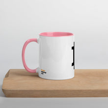 Load image into Gallery viewer, Mug White - Bitcoin Icon Black (Different Colors)