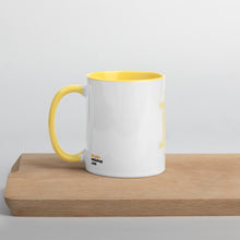 Load image into Gallery viewer, Mug White - Bitcoin History Gold (Black or Yellow)