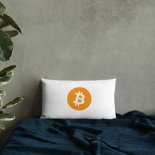 Load image into Gallery viewer, Bitcoin Dreaming Pillow
