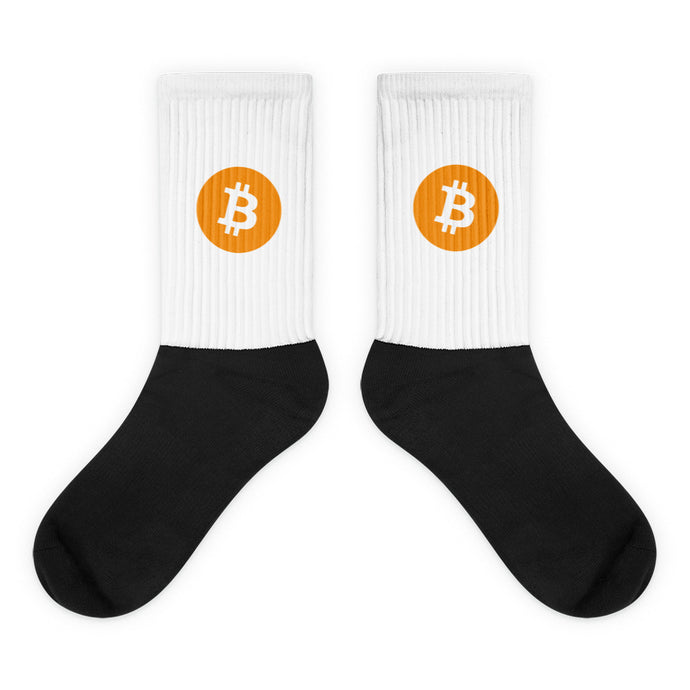 Bitcoin Logo Socks