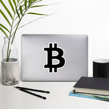 Load image into Gallery viewer, Bubble-Free Bitcoin Icon Sticker
