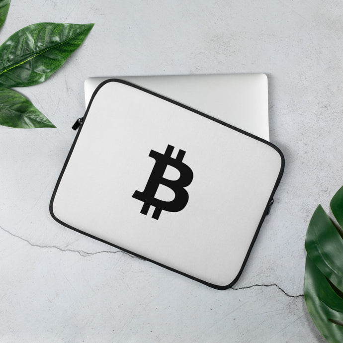 Bitcoin Icon Laptop Protection