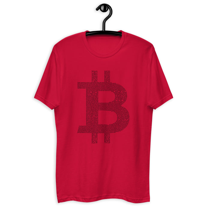 Bitcoin Black Print History T-shirt (Multiple Colors)