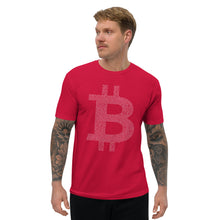 Load image into Gallery viewer, Bitcoin White Print History T-shirt (Multiple Colors)
