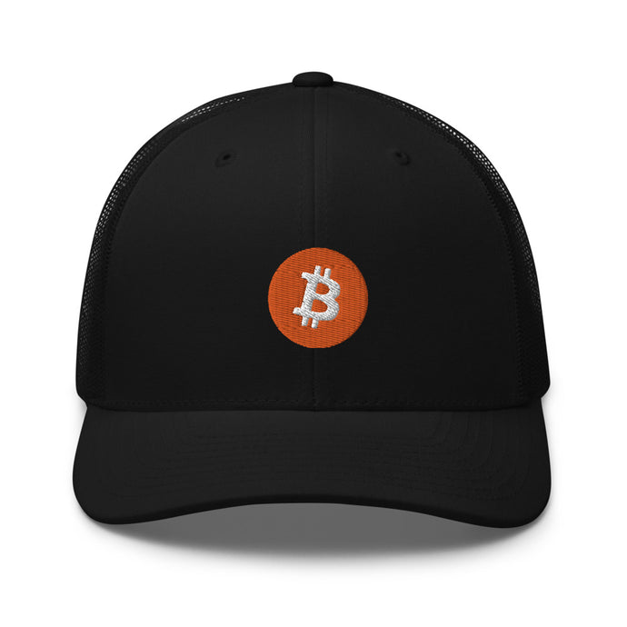 Orange Bitcoin Trucker Cap (multiple colors)