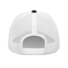 Load image into Gallery viewer, White Bitcoin Icon Trucker Cap (multiple colors)
