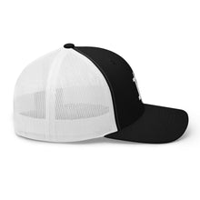 Load image into Gallery viewer, White Bitcoin Icon Trucker Cap (multiple colors)
