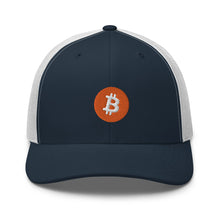 Load image into Gallery viewer, Orange Bitcoin Trucker Cap (multiple colors)
