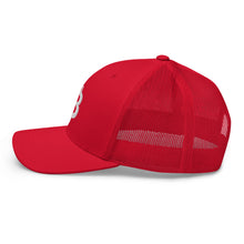 Load image into Gallery viewer, White Bitcoin Icon Trucker Cap (multiple colors)
