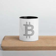 Load image into Gallery viewer, Mug White - Bitcoin History Black (Different Colors)
