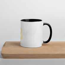 Load image into Gallery viewer, Mug White - Bitcoin History Gold (Black or Yellow)
