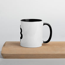 Load image into Gallery viewer, Mug White - Bitcoin Icon Black (Different Colors)
