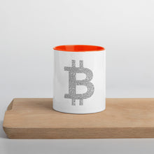 Load image into Gallery viewer, Mug White - Bitcoin History Black (Different Colors)
