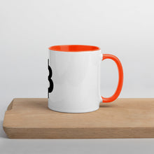 Load image into Gallery viewer, Mug White - Bitcoin Icon Black (Different Colors)
