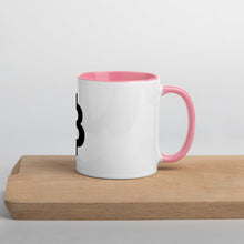 Load image into Gallery viewer, Mug White - Bitcoin Icon Black (Different Colors)
