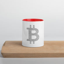 Load image into Gallery viewer, Mug White - Bitcoin History Black (Different Colors)
