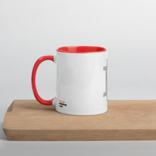 Load image into Gallery viewer, Mug White - Bitcoin History Black (Different Colors)
