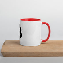 Load image into Gallery viewer, Mug White - Bitcoin Icon Black (Different Colors)
