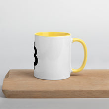 Load image into Gallery viewer, Mug White - Bitcoin Icon Black (Different Colors)
